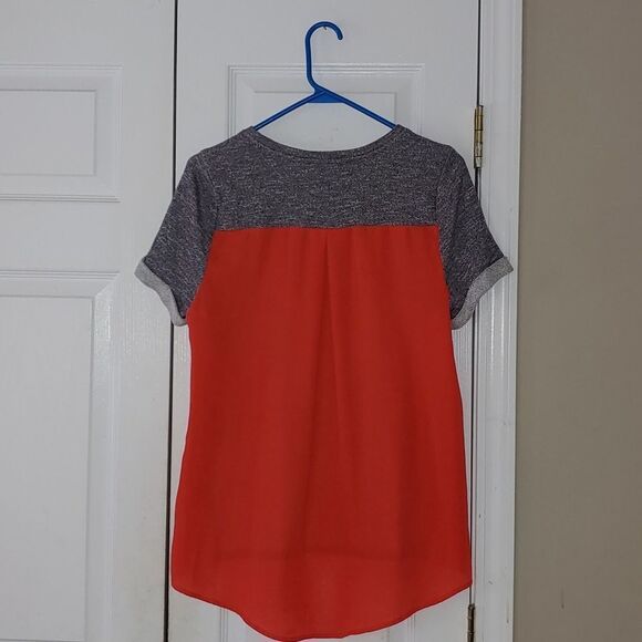 Market & Spruce Mixed Media Blouse Sz M NWOT - Picture 5 of 5